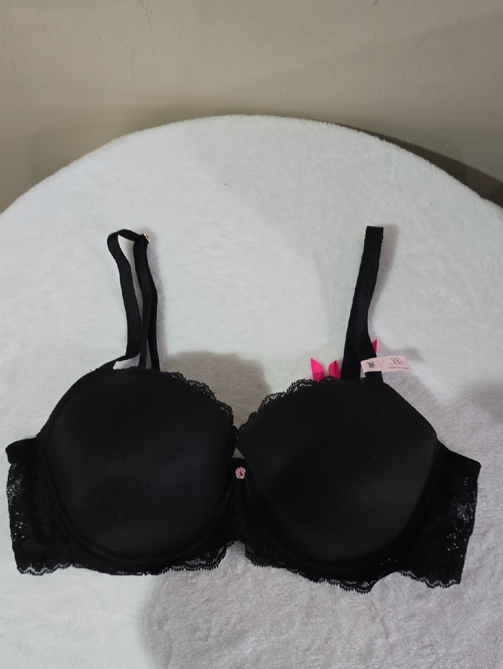 Dream Angels Smooth & Lace Lightly Lined Demi Bra Sz 38D NWT - Picture 4 of 9